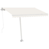 Samostojeća tenda na ručno uvlačenje 350 x 250 cm krem 3069517