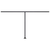 Tenda na ručno uvlačenje s LED svjetlom 450x300 cm plavo-bijela 3069761