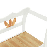 Klupa bijela 107 x 45 x 75,5 cm od masivne jelovine 351774 Klupa bijela 107 x 45 x 75,5 cm od masivne jelovine 351774