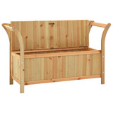 Klupa 107 x 45 x 75,5 cm od masivne jelovine 351777 Klupa 107 x 45 x 75,5 cm od masivne jelovine 351777