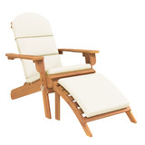 Vrtna stolica Adirondack s osloncem za noge od drva bagrema 360033