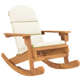 Stolica za ljuljanje Adirondack s jastucima bagremovo drvo 360036