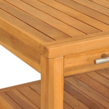 Kupaonski ormarić s 2 police 74 x 45 x 75 cm od masivnog drva 353955