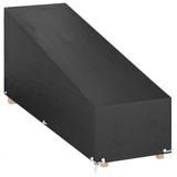 Navlaka za ležaljku s 12 ušica 205x75x40/70 cm od polietilena 319343