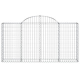 Lučne gabionske košare 10kom 200x30x100/120cm pocinčano željezo 3146118 Lučne gabionske košare 10kom 200x30x100/120cm pocinčano željezo 3146118