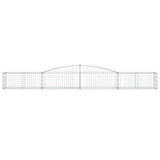 Lučne gabionske košare 3 kom 400x50x40/60 cm pocinčano željezo 3146958 Lučne gabionske košare 3 kom 400x50x40/60 cm pocinčano željezo 3146958