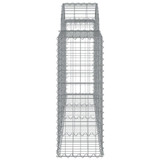 Lučne gabionske košare 8 kom 200x30x80/100 cm pocinčano željezo 3146095 Lučne gabionske košare 8 kom 200x30x80/100 cm pocinčano željezo 3146095