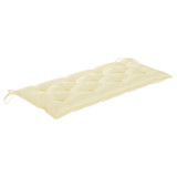 Sklopiva vrtna klupa s jastukom 118 cm od bambusa 3063866
