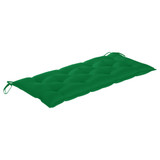 Sklopiva vrtna klupa s jastukom 118 cm od bambusa 3063869