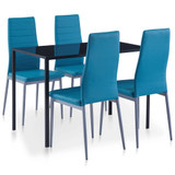 Petodijelni blagovaonski set plavi 281703