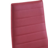 Petodijelni blagovaonski set crvena boja vina 281699