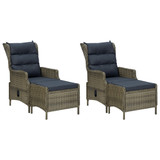 7-dijelni vrtni blagovaonski set smeđi 3067846