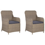 3-dijelni vrtni blagovaonski set smeđi 3067723