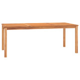 9-dijelni vrtni blagovaonski set od masivne tikovine 3157192