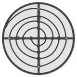 3-dijelni vrtni blagovaonski set od poliratana crni 3157832