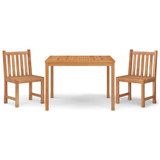 3-dijelni vrtni blagovaonski set od masivne tikovine 3157144