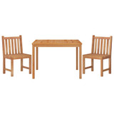 3-dijelni vrtni blagovaonski set od masivne tikovine 3157144