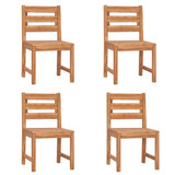 5-dijelni vrtni blagovaonski set od masivne tikovine 3157187
