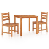 3-dijelni vrtni blagovaonski set od masivne tikovine 3157177