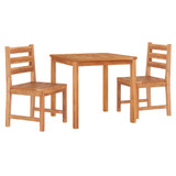 3-dijelni vrtni blagovaonski set od masivne tikovine 3157177