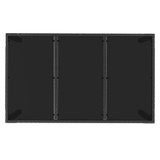 5-dijelni vrtni blagovaonski set s jastucima od poliratana crni 3157953