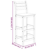 3-dijelni vrtni blagovaonski set od masivnog bagremovog drva 3154382