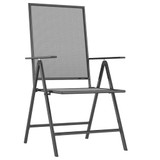 5-dijelni vrtni blagovaonski set antracit čelični 3187982
