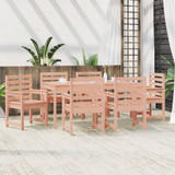 7-dijelni vrtni blagovaonski set od masivnog drva duglazije 3154718
