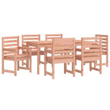 7-dijelni vrtni blagovaonski set od masivnog drva duglazije 3154718