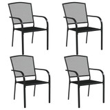5-dijelni vrtni blagovaonski set antracit čelični 3187970