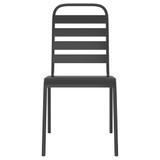 3-dijelni vrtni blagovaonski set antracit čelični 3187987