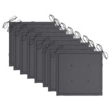 Sklopive vrtne stolice s jastucima 8 kom masivno bagremovo drvo 3078290