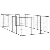Vanjski kavez za pse čelični 21,78 m² 3082323 Vanjski kavez za pse čelični 21,78 m² 3082323