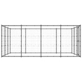 Vanjski kavez za pse čelični 14,52 m² 3082313