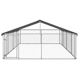 Vanjski kavez za pse s krovom 600 x 300 x 150 cm 171502 Vanjski kavez za pse s krovom 600 x 300 x 150 cm 171502