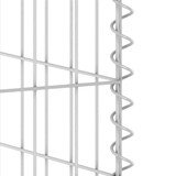 Gabionski zid za kante od pocinčanog čelika 254 x 100 x 110 cm 151300