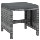 15-dijelni vrtni blagovaonski set s jastucima poliratan sivi 3095592