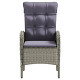 7-dijelni vrtni blagovaonski set s jastucima sivo-crni 3099374