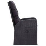 7-dijelni vrtni blagovaonski set s jastucima crni 3099494