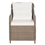 7-dijelni vrtni blagovaonski set smeđi 3099556