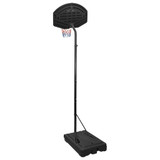 Košarkaški stalak crni 282 - 352 cm od polietilena 3107832