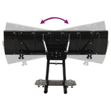 Ralica za snijeg za ATV 150 x 38 cm crna 153129 Ralica za snijeg za ATV 150 x 38 cm crna 153129