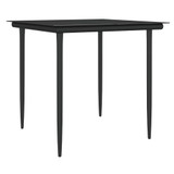 3-dijelni vrtni blagovaonski set s jastucima poliratan i čelik 3186937