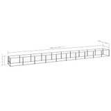 Kavez za pse crni 10 m² čelični 3082100 Kavez za pse crni 10 m² čelični 3082100