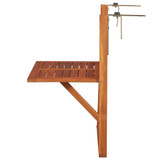 Viseći stol za balkon 64,5 x 44 x 80 cm masivno bagremovo drvo 44118