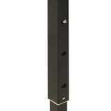 Sklopivi šator za zabave s bočnim zidovima 2 x 2 m crni 93504