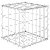 Kockasta gabionska povišena gredica od čelične žice 30x30x30 cm 145648 Kockasta gabionska povišena gredica od čelične žice 30x30x30 cm 145648