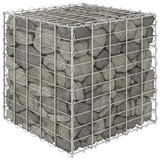 Kockasta gabionska povišena gredica od čelične žice 50x50x50 cm 145650 Kockasta gabionska povišena gredica od čelične žice 50x50x50 cm 145650
