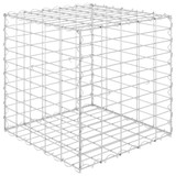 Kockasta gabionska povišena gredica od čelične žice 50x50x50 cm 145650 Kockasta gabionska povišena gredica od čelične žice 50x50x50 cm 145650