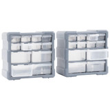 Organizatori s 12 ladica 2 kom 26,5 x 16 x 26 cm 147582